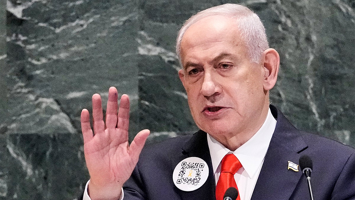 Bibi Netanyahu speaks at UN