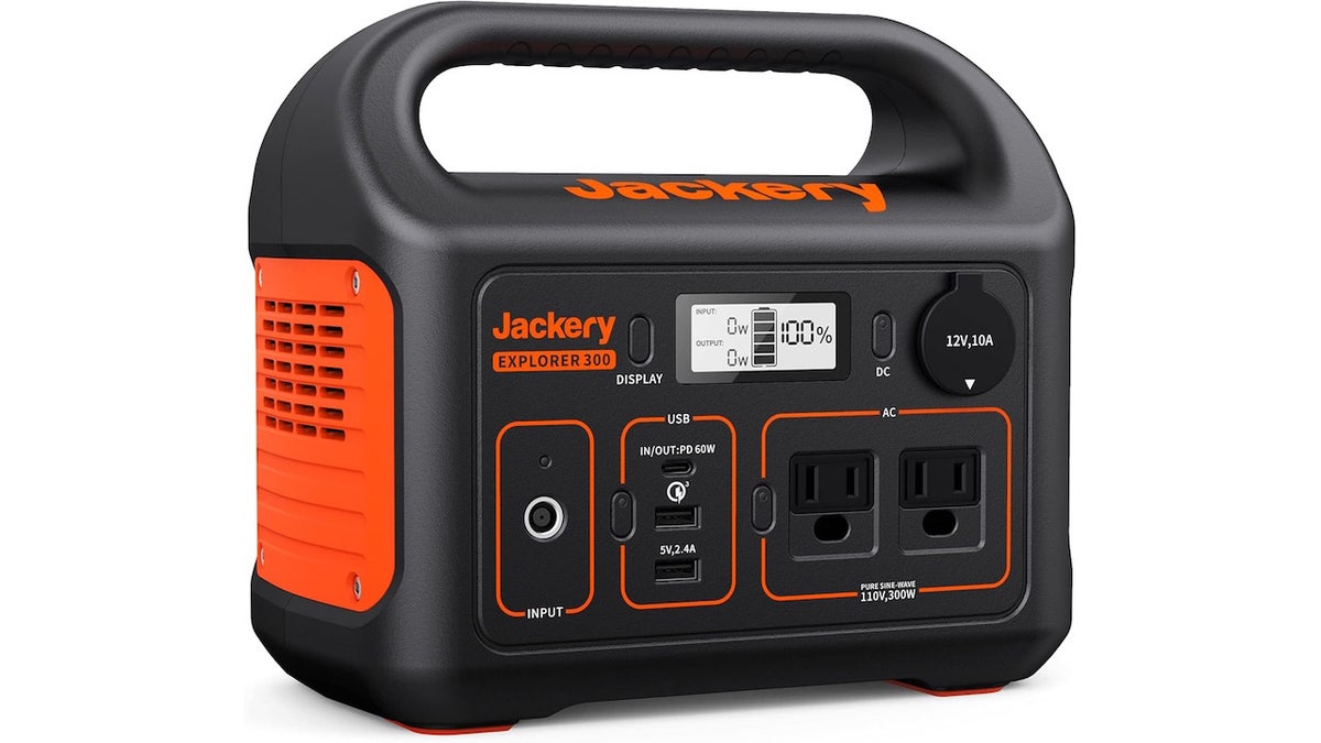 This Jackery model offers enough power for your camping trip or a few hours without power. 