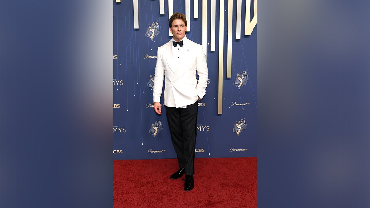 James Marsden at the 2025 Emmy Awards red carpet.