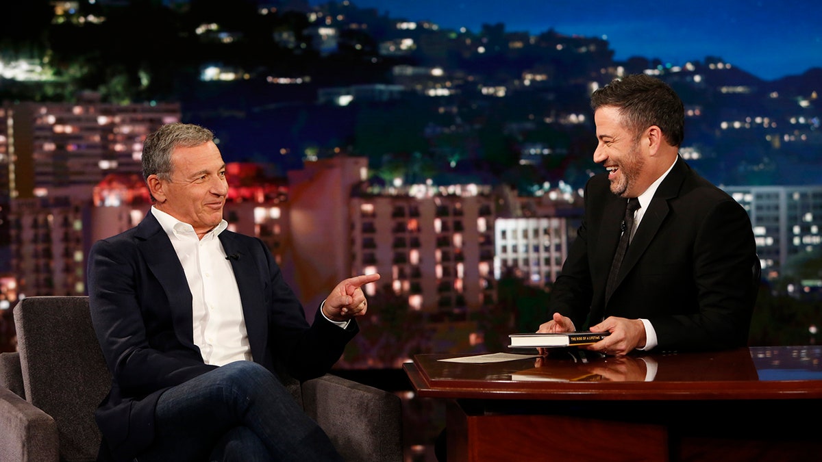 Bob Iger and Jimmy Kimmel