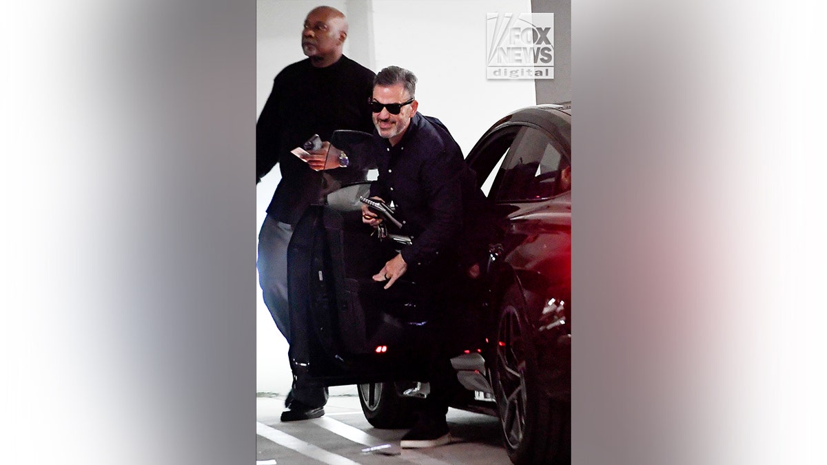 Jimmy Kimmel smiles after being cancelled