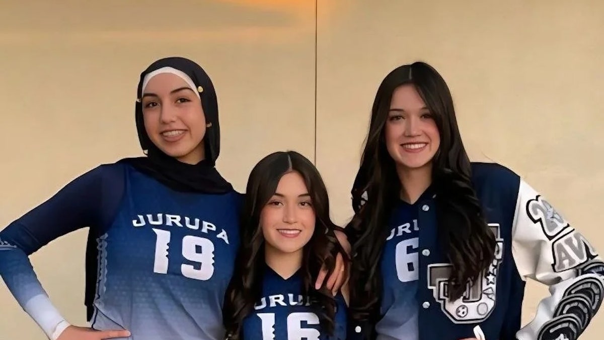 Jurupa Valley High School girls' volleyball players