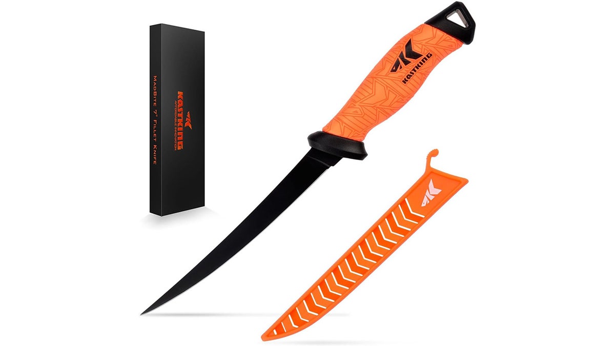 When fishing, you need a longer, sharper knife. 