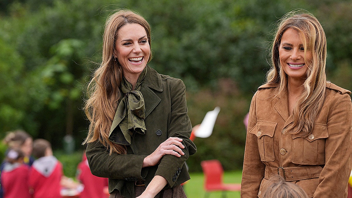 Kate Middleton and Melania Trump