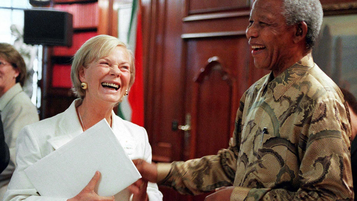 Nelson Mandela meets Duchess of Kent