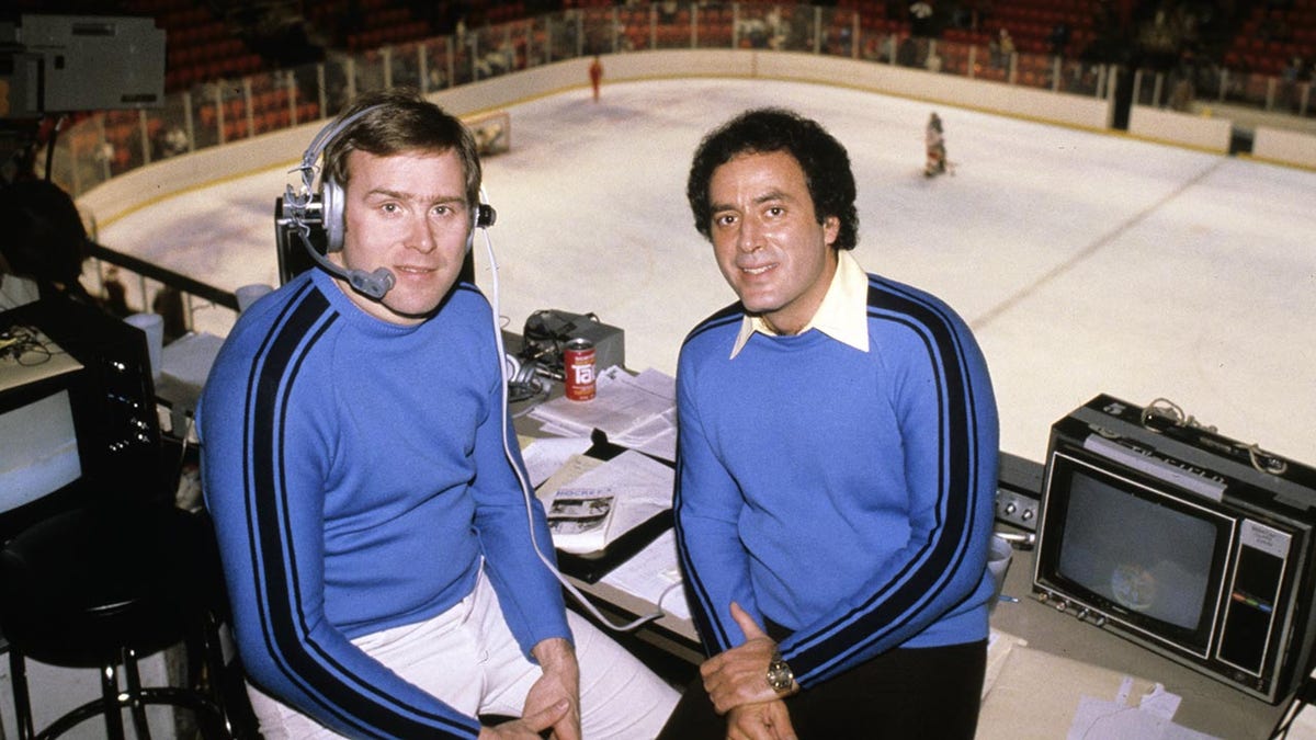 Ken Dryden and Al Michaels