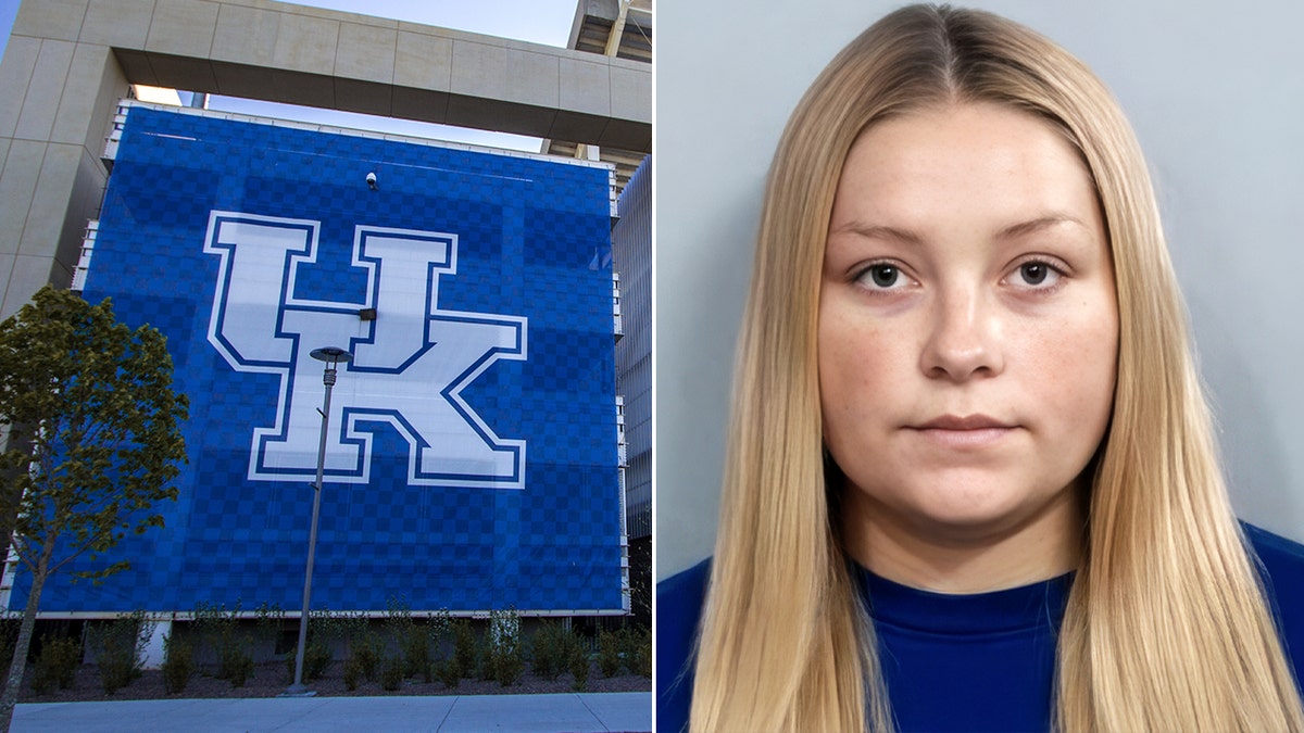 21-year-old Laken Snelling on a booking picture.
