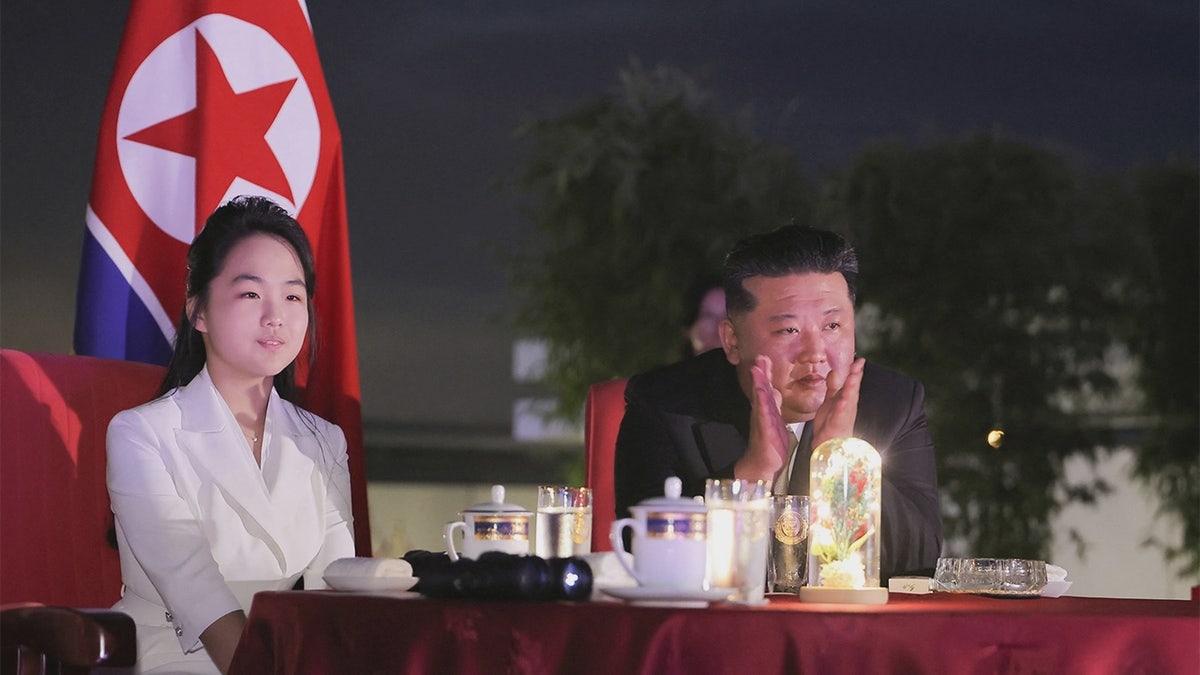 Kim Jong Un and her daughter