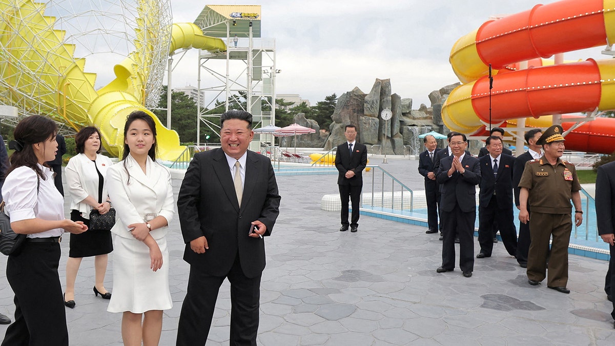 Kim Jong a view here with his daughter Kim Ju Ae in June brought her to China for his first international trip.