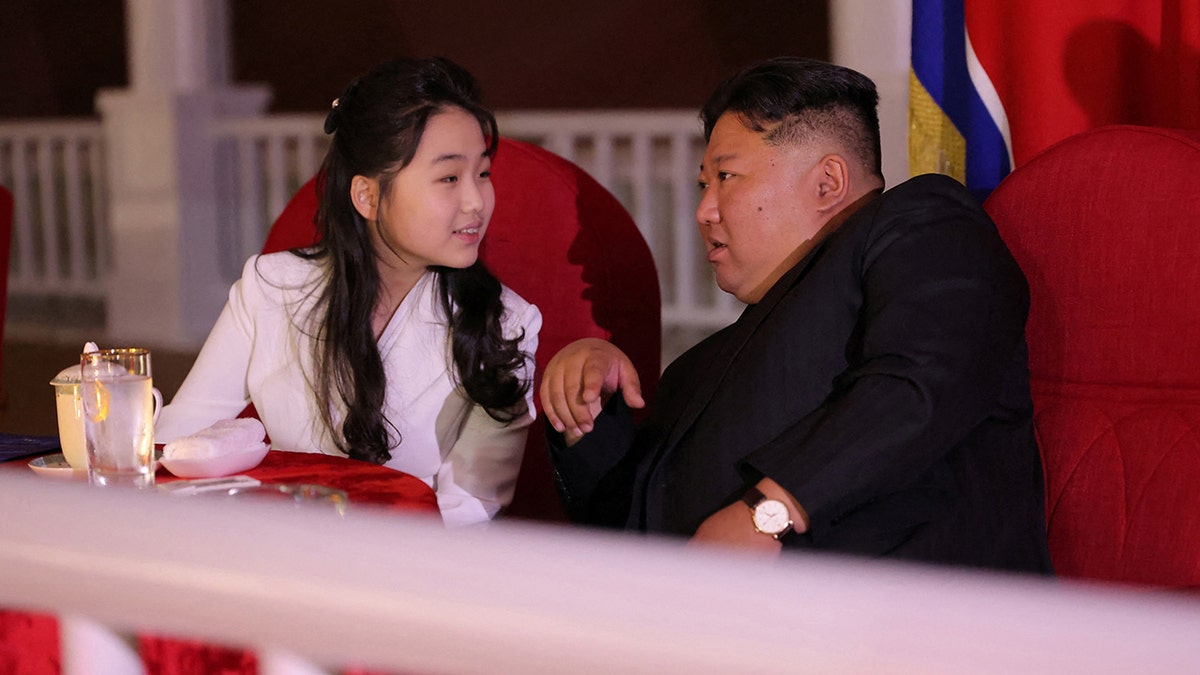 Kim Jong Un and her daughter