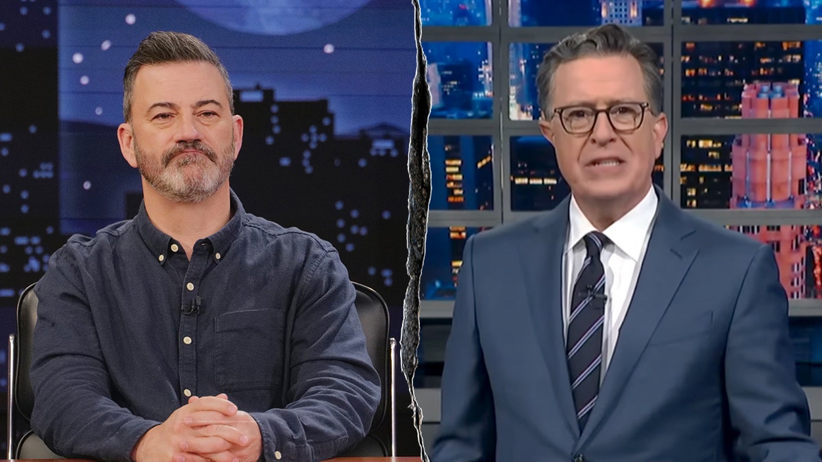Jimmy Kimmel and Stephen Colbert