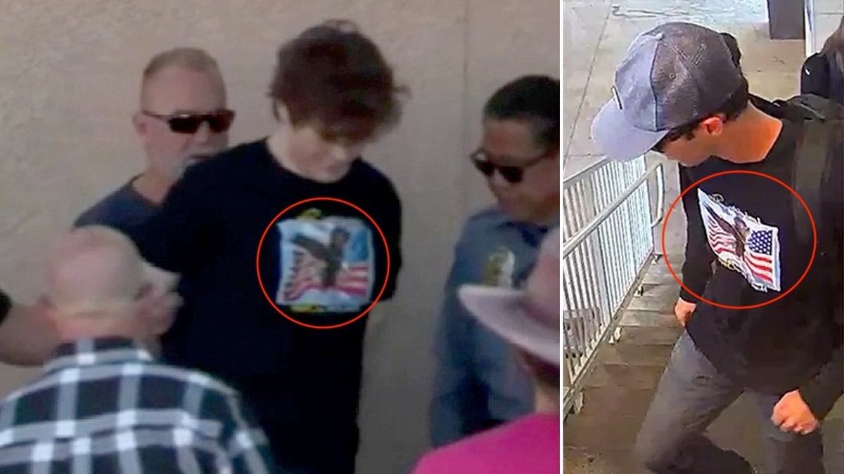 Um homem foi preso e acusado após pisotear descaradamente o crescente memorial de Charlie Kirk do lado de fora da sede da Turning Point USA em Phoenix no domingo.
