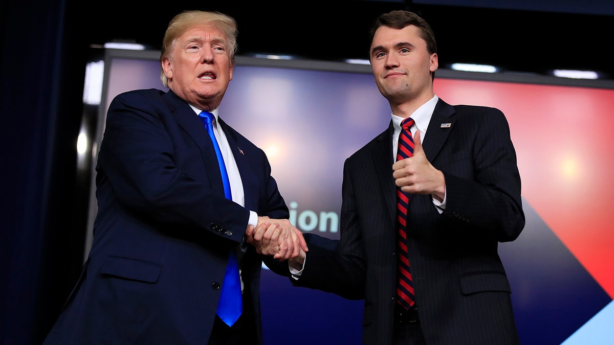 Charlie Kirk with Donald Trump