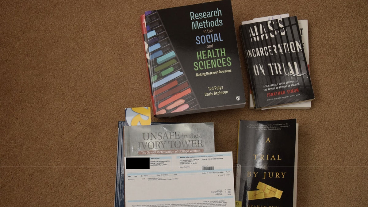 Books seen in Bryan Kohberger's apartment