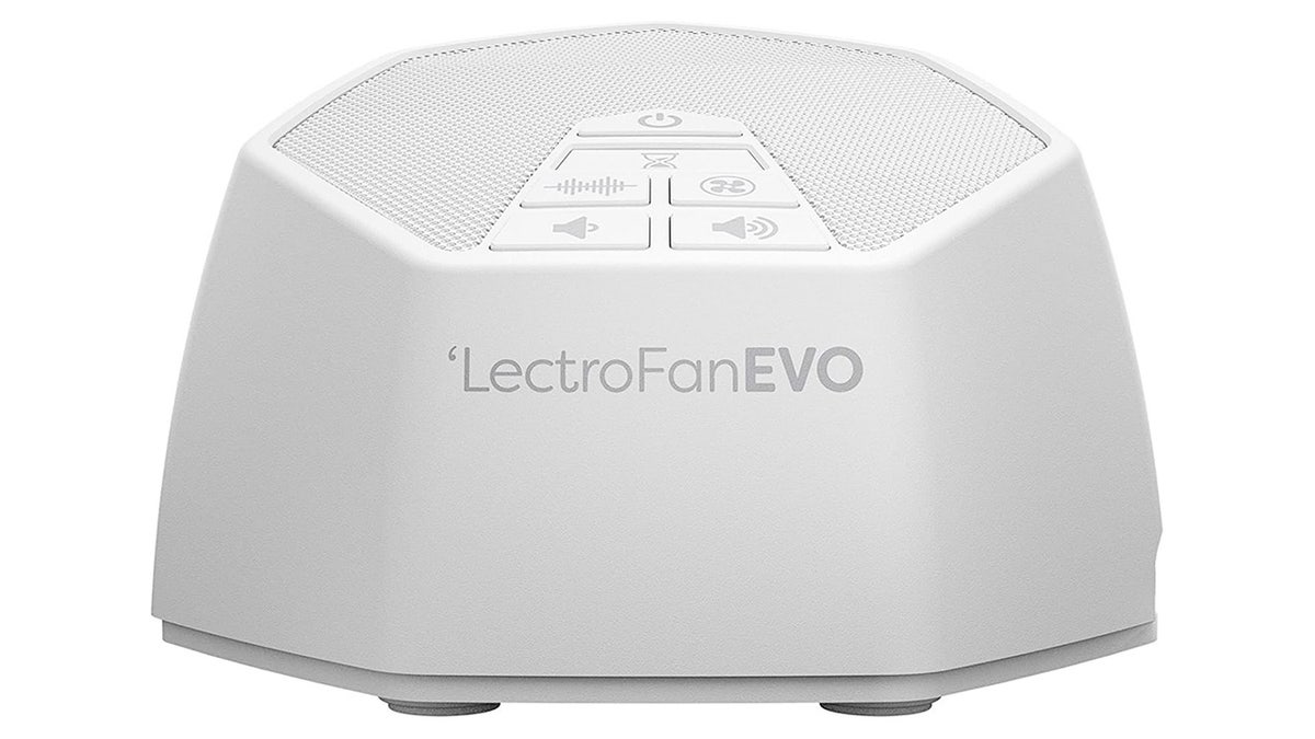 Use this sleep sound machine to mask distracting noises that interrupt sleep.