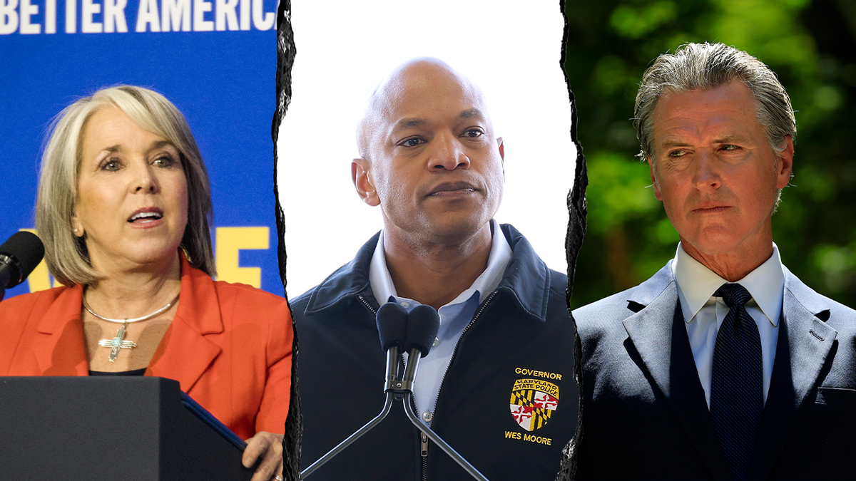 Dem Govs. Lujan Grisham, Moore and Newsom 