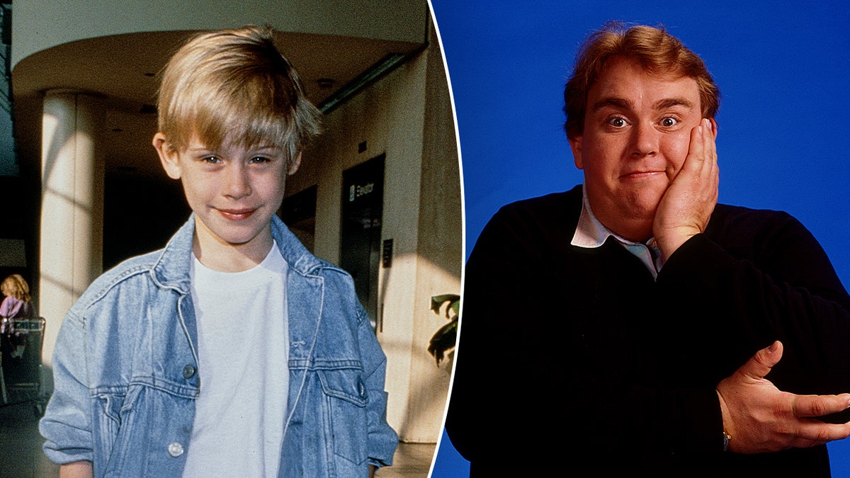 Macaulay Culkin, John Candy split image