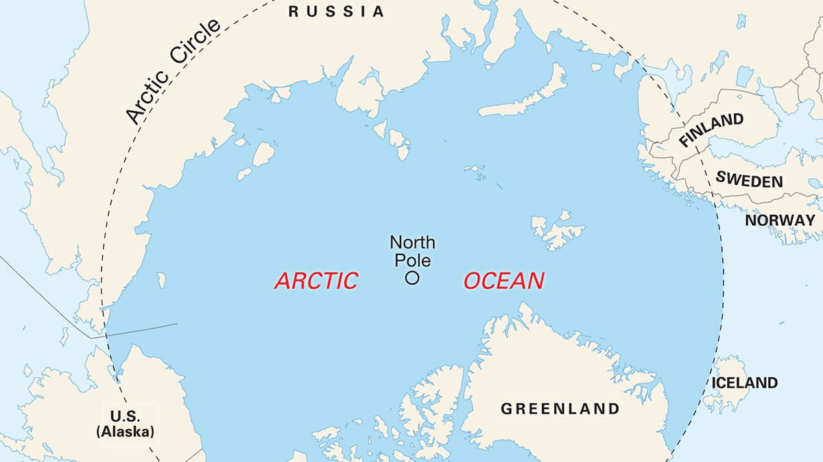 Top down view of Arctic
