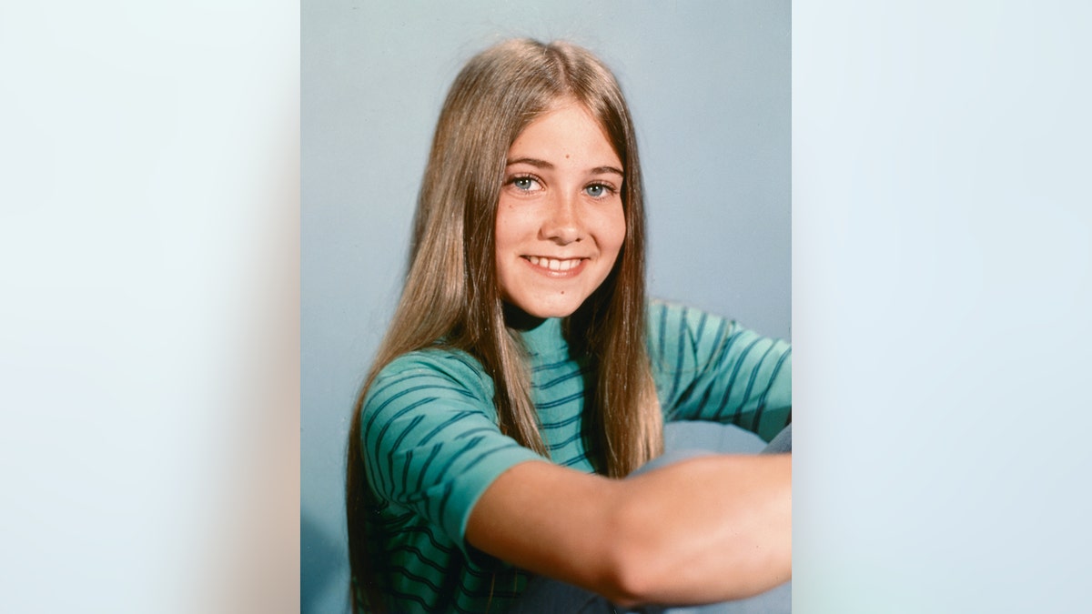 A young Maureen McCormick as Marcia Brady.
