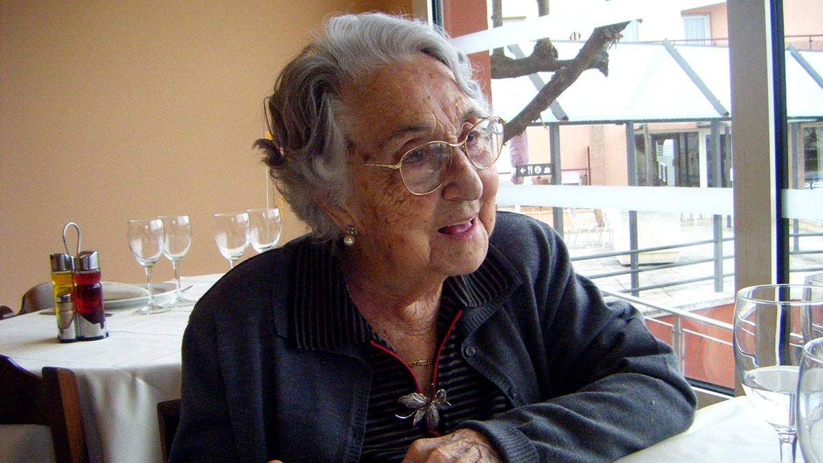 Maria Branyas smiling in 2008