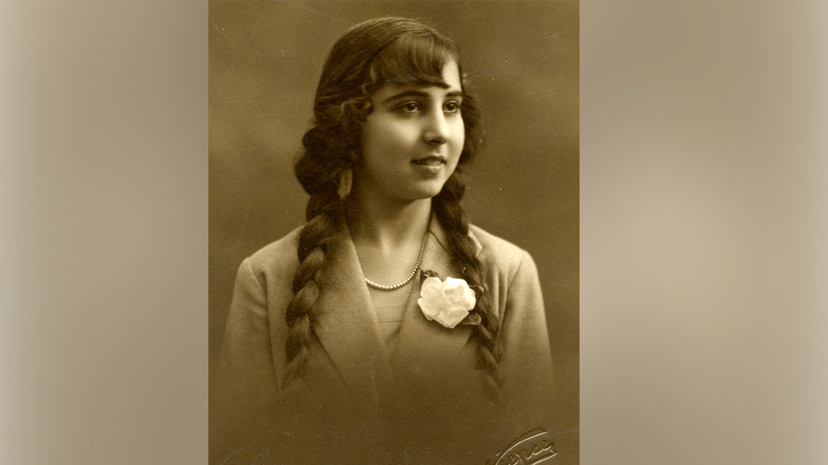 Maria Branyas as a young woman