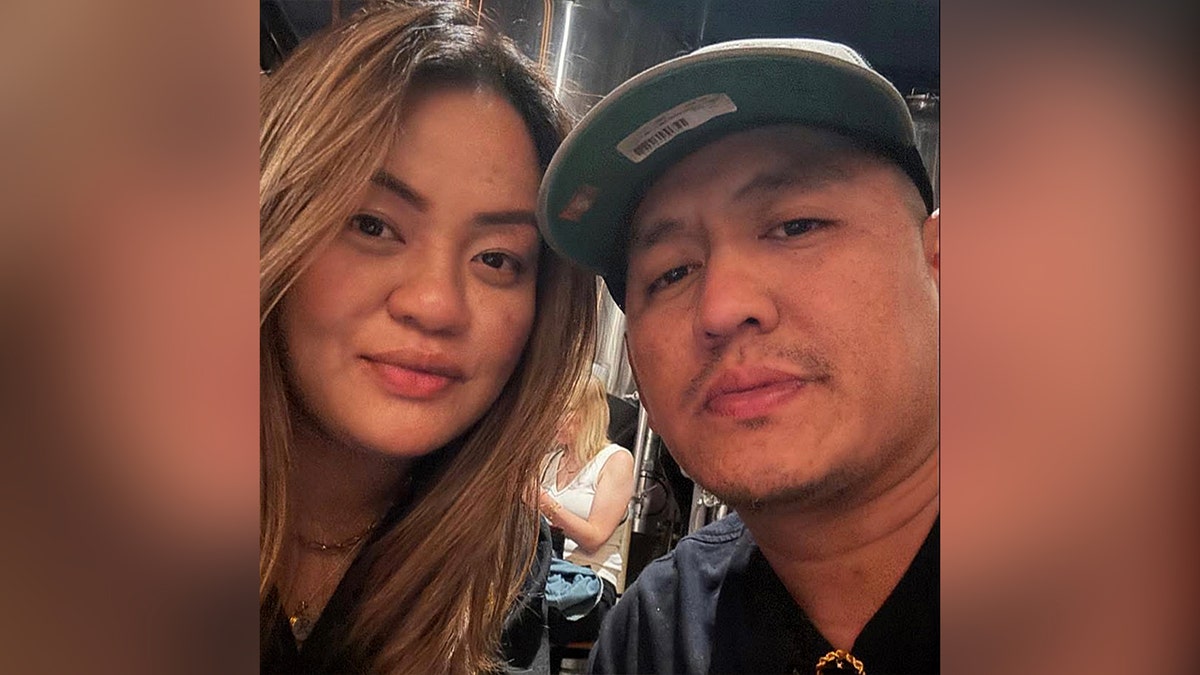 Mark Arceta and his girlfriend