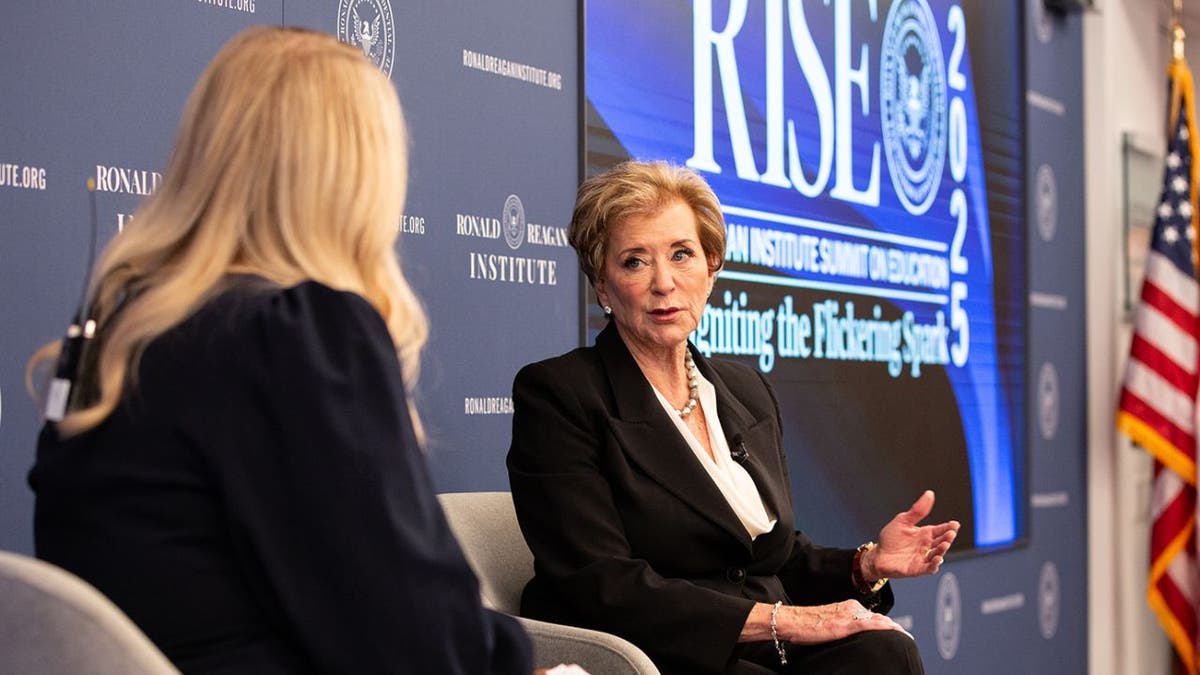 Education Secretary Linda McMahon