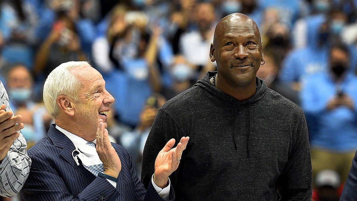 Roy Williams and Michael Jordan