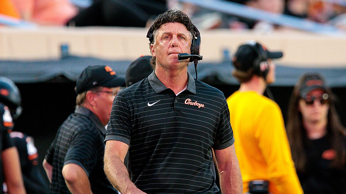 Mike Gundy looked at