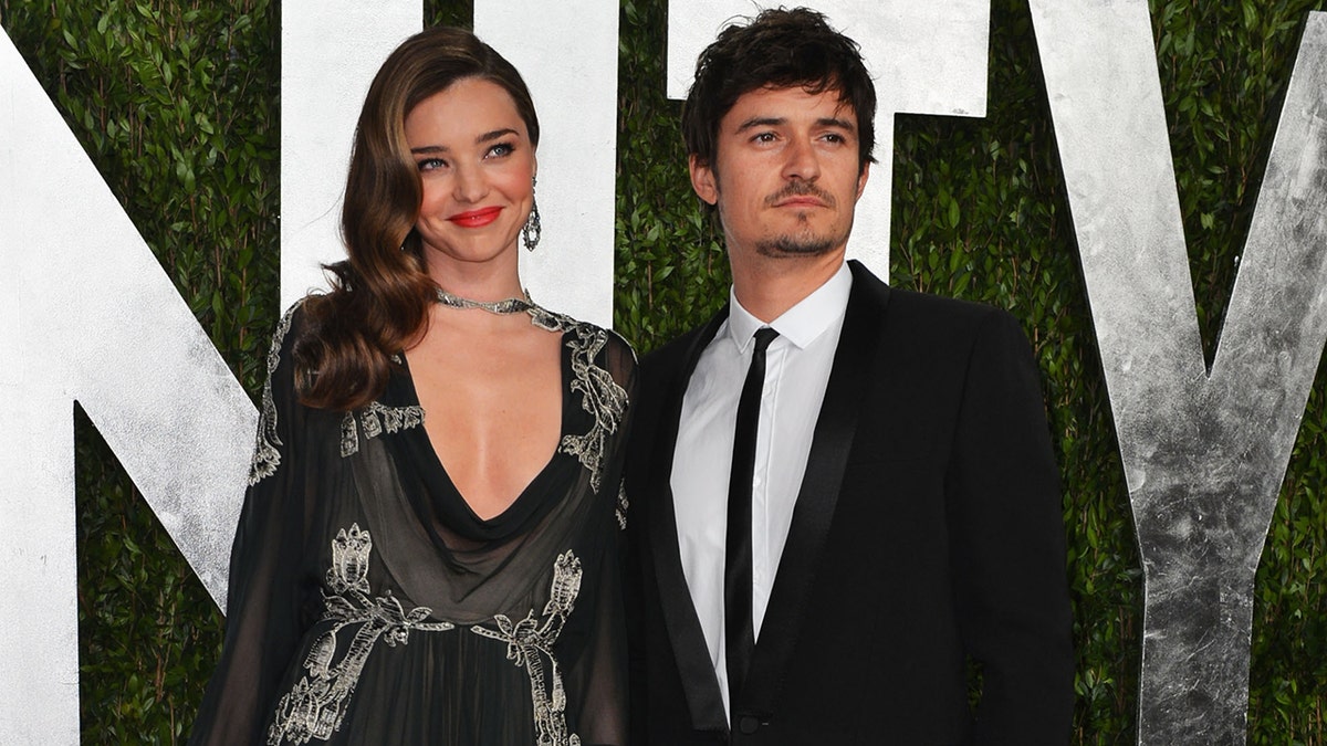 Miranda Kerr and Orlando Bloom at the 2013 Vanity Fair after party in February.