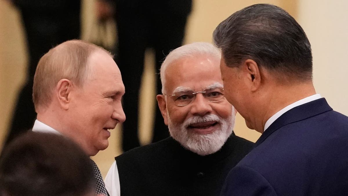 Narendra Modi, Vladimir Putin and Xi Jinping