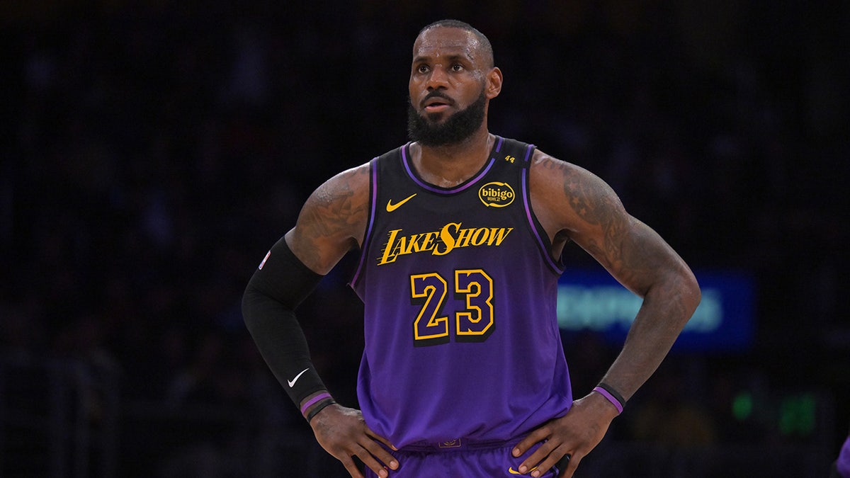 LeBron James with hips