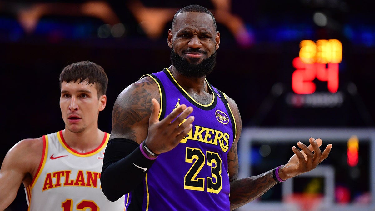 LeBron James Confused