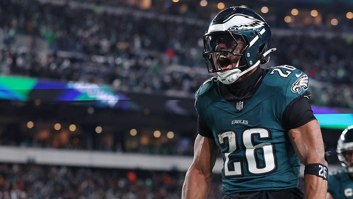 Saquon Barkley in the NFC Championship