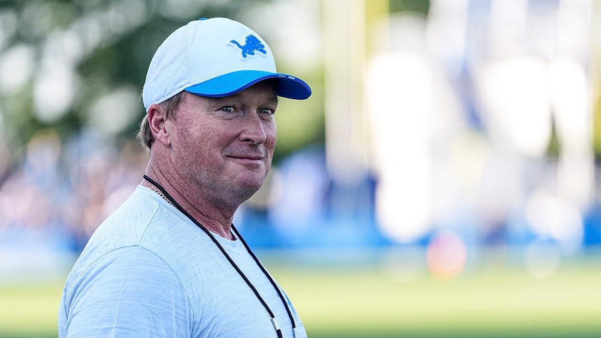 Jon Gruden in July 2025