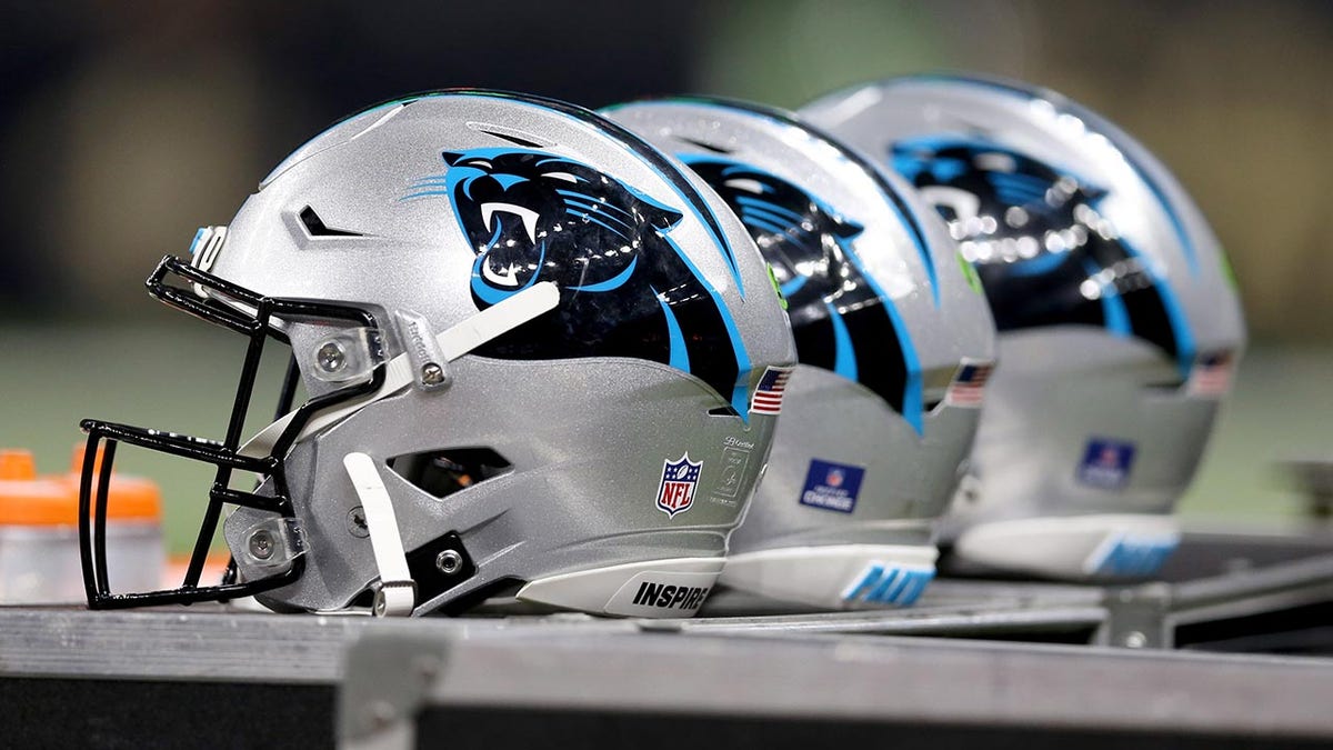 Panthers helmets