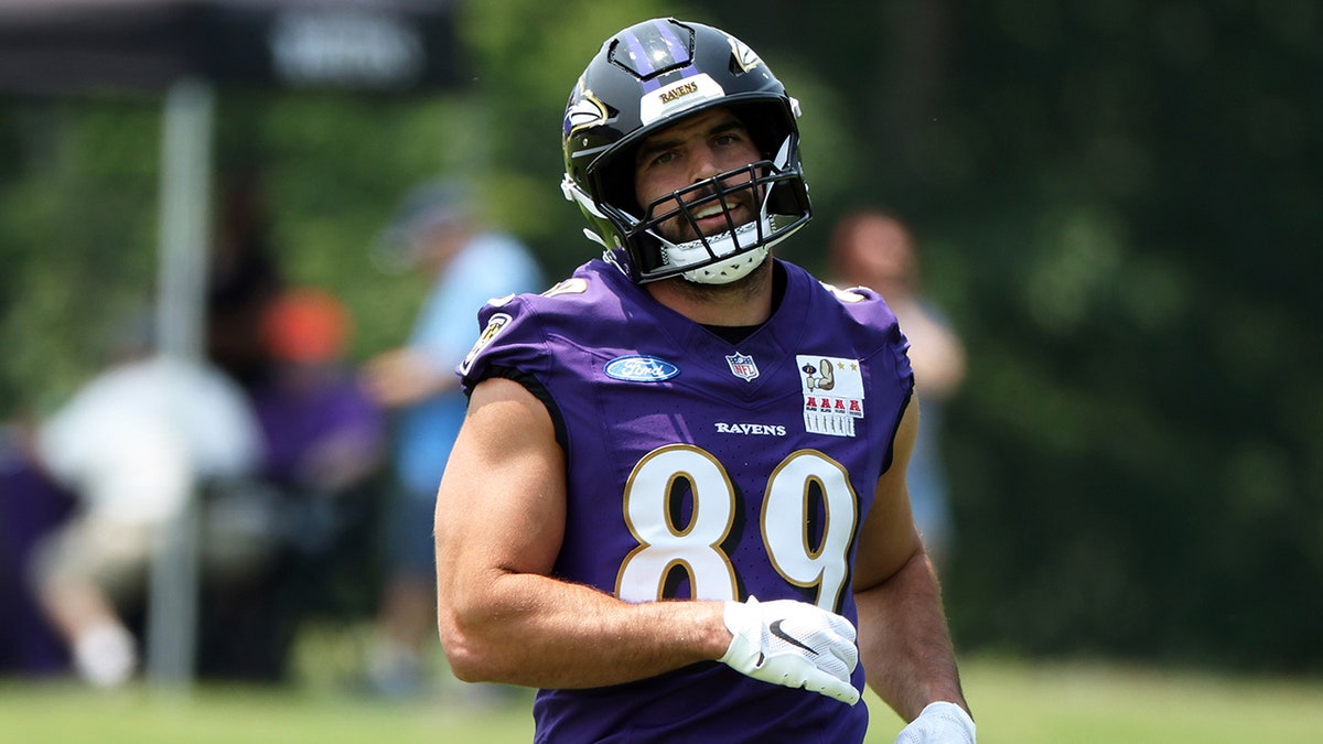 Mark Andrews at training camp