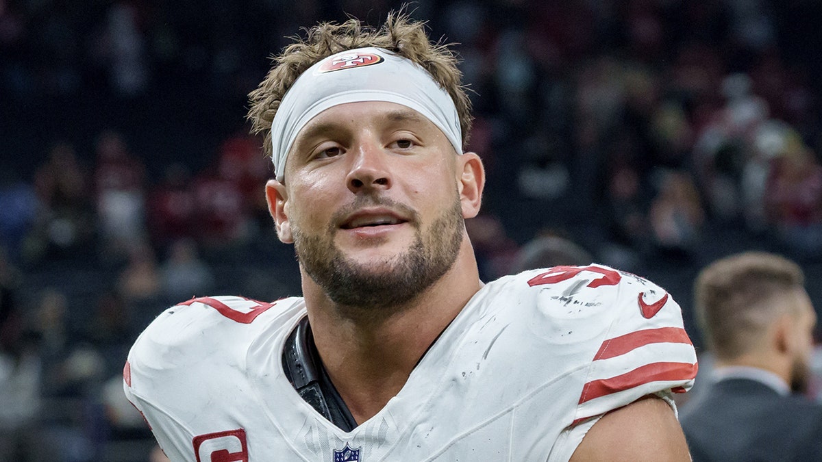 49ers lose star Nick Bosa for remainder of 2025 season with torn ACL: reports