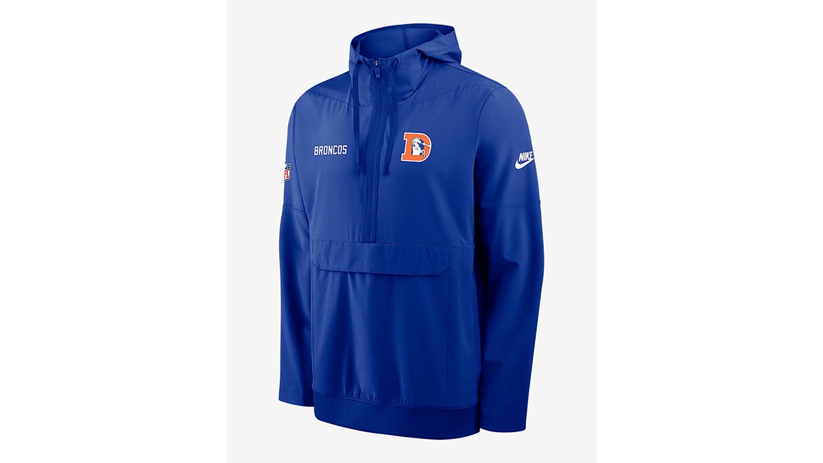 Stay dry with this half-zip hoodie. 