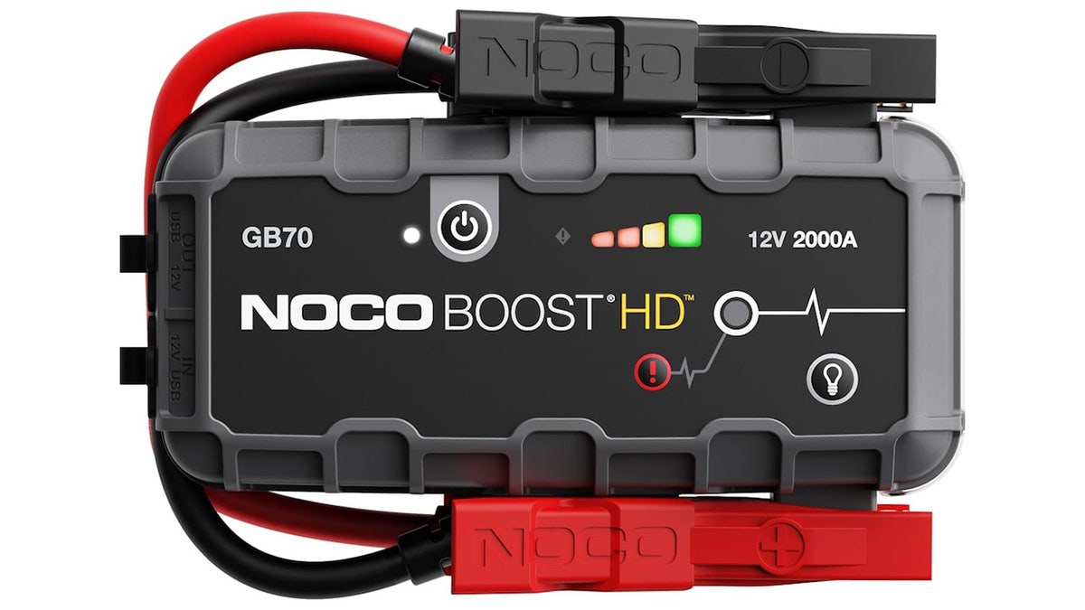 Keep this jump starter in your car and get 40 jump starts on a full battery. 