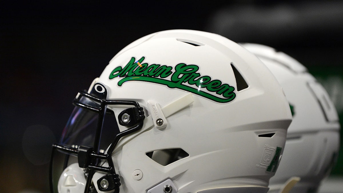 UNT helmet