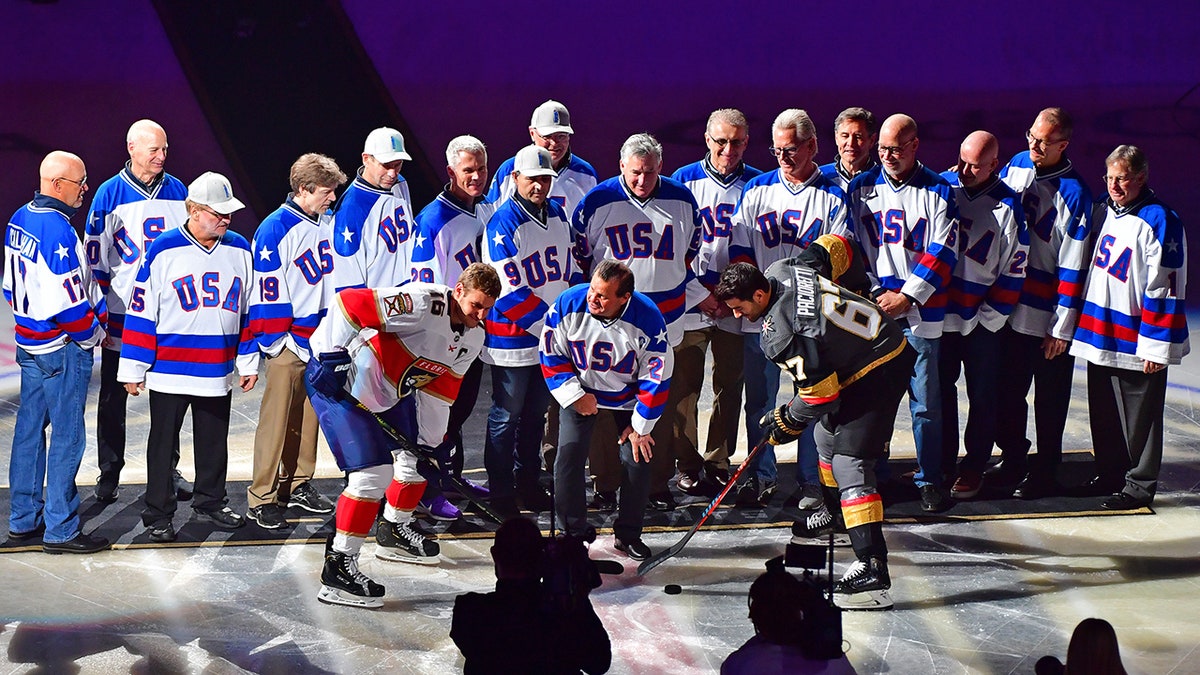 Team USA hockey player