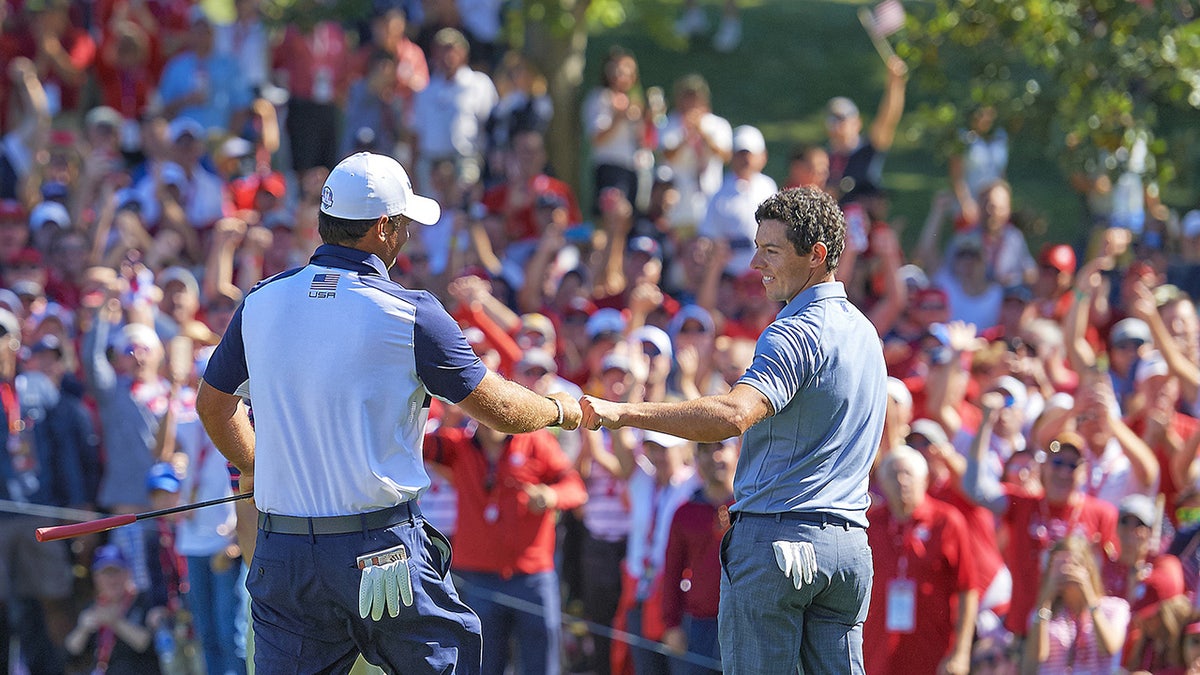 Patrick Reed and Rory McIlroy