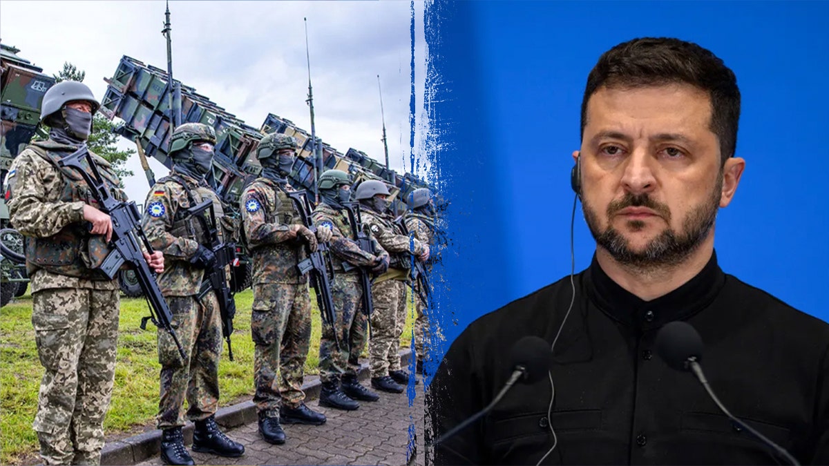 Patriot missile defense system and Zelenskyy