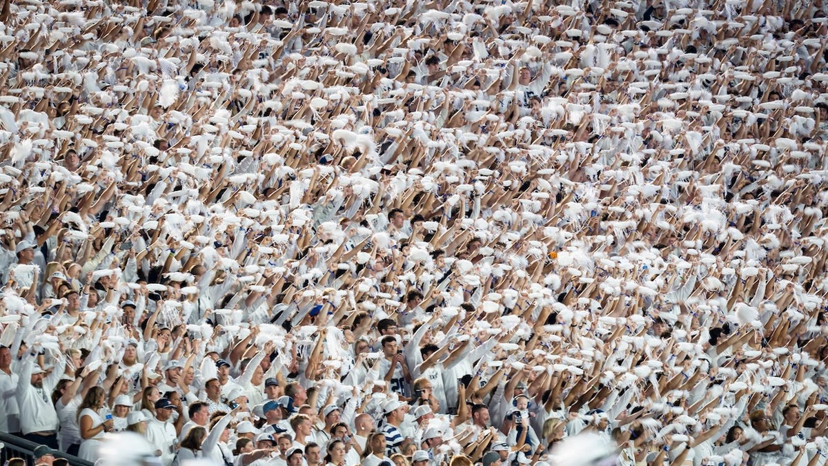Charlie Kirk shirts seen in Penn State football stadium as his favorite team Oregon wins thrilling game