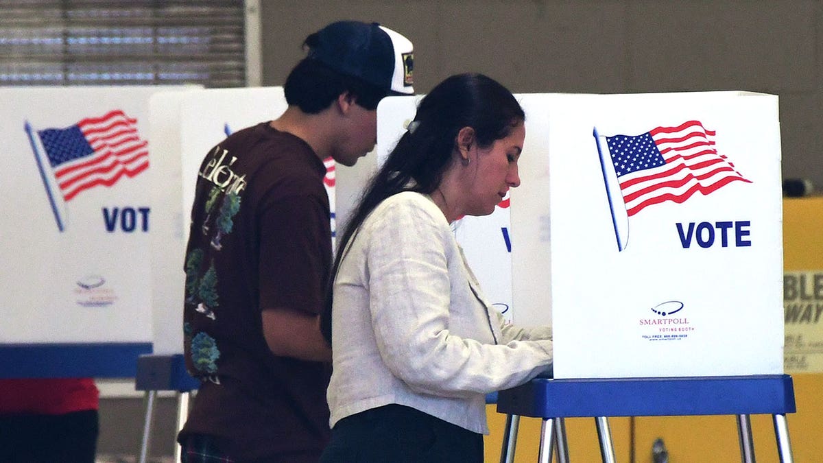 People voting on Nov. 5, 2024 in Florida.