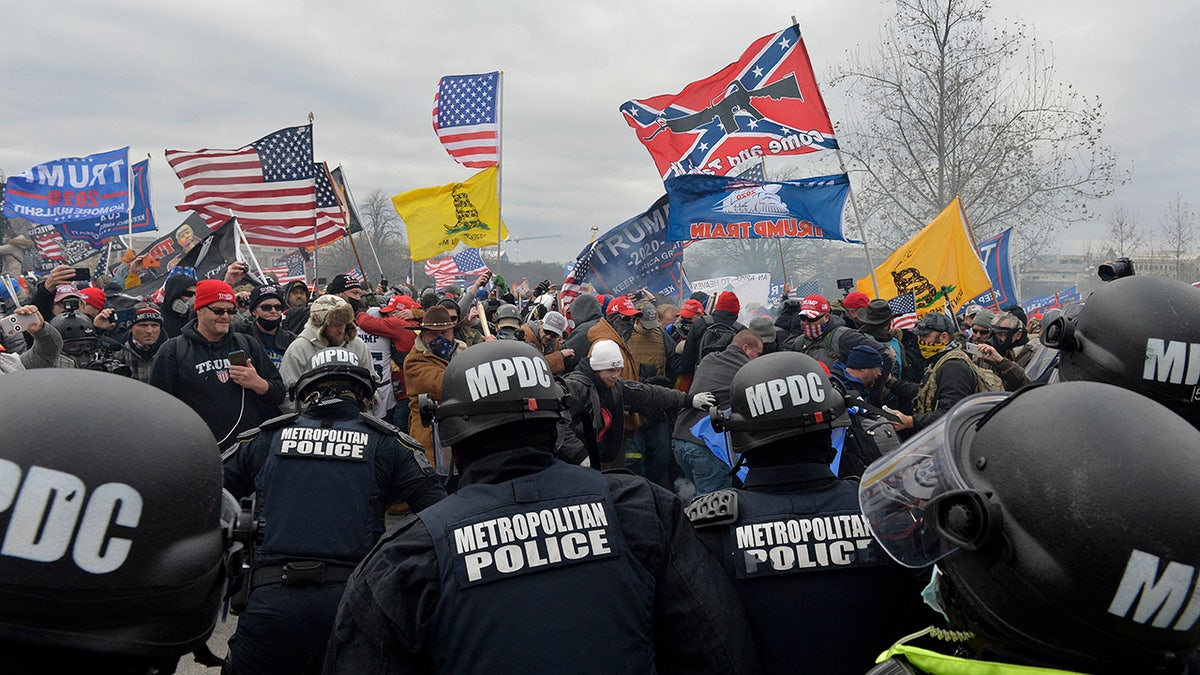 Police on Jan. 6