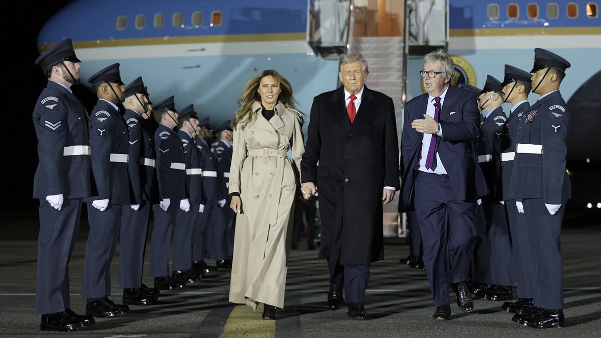 President Trump and first lady Melania Trump