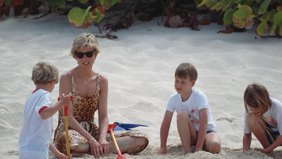Princess Dian on Necker Island