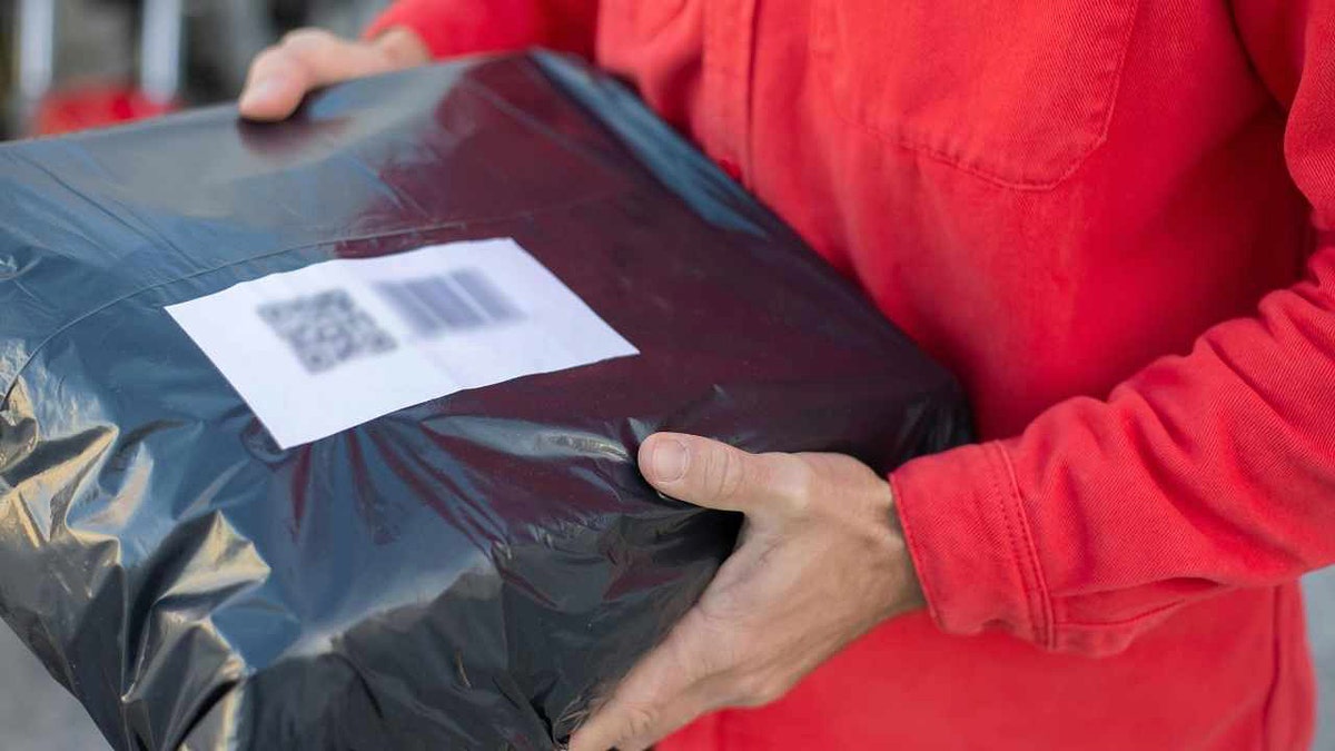A man holding a package